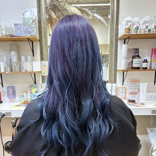 バレイヤージュ風デザインカラー|ＣＲＥＡ能見台