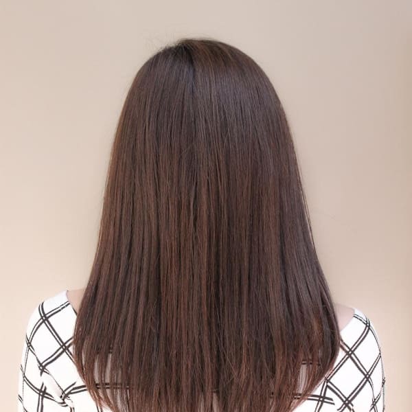 大人可愛いシルクストレート