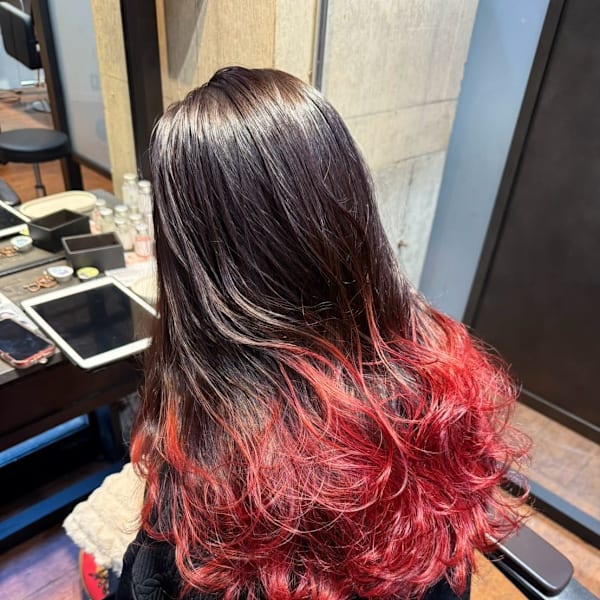 グラデーションred