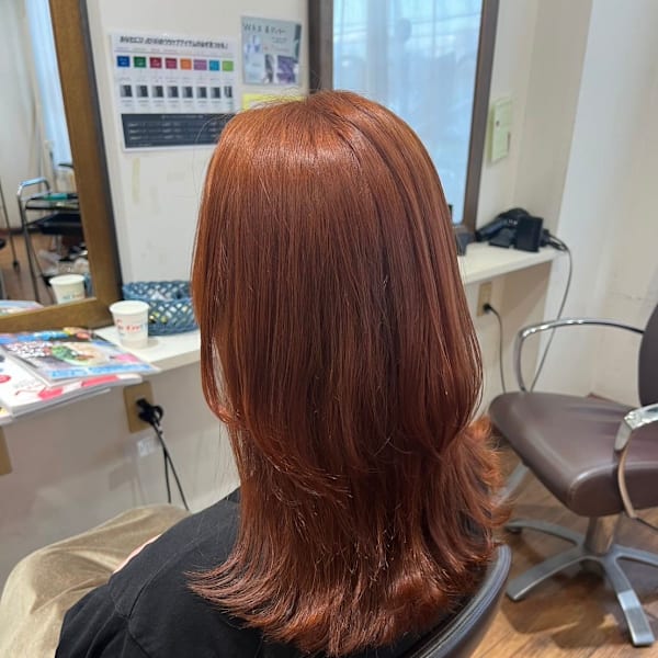 cloud hair 東照宮店×オレンジカラー