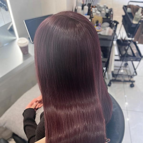 秋に人気のボルドーブラウン☆|Euphoria 池袋東口駅前店