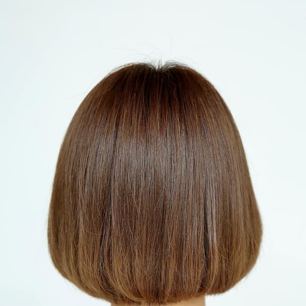 小顔ヘアで骨格カバー