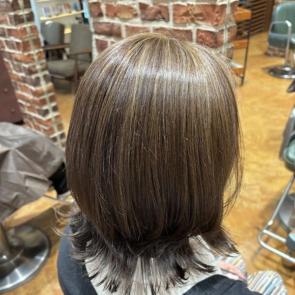 【さすだ】白髪ぼかし × くびれヘア