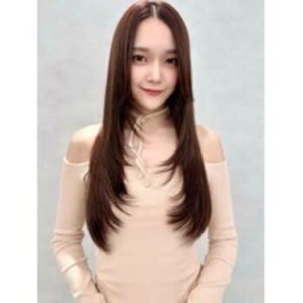 ロングレイヤー×シルクストレート