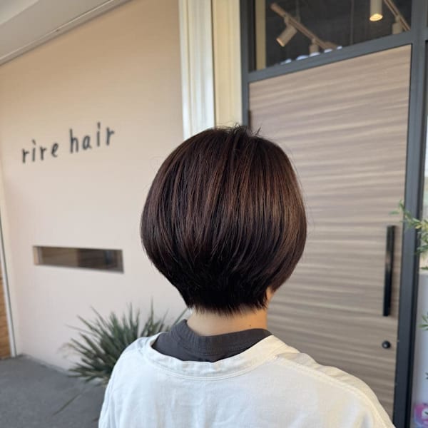 ショートスタイル|半個室 rire hair 大野城店