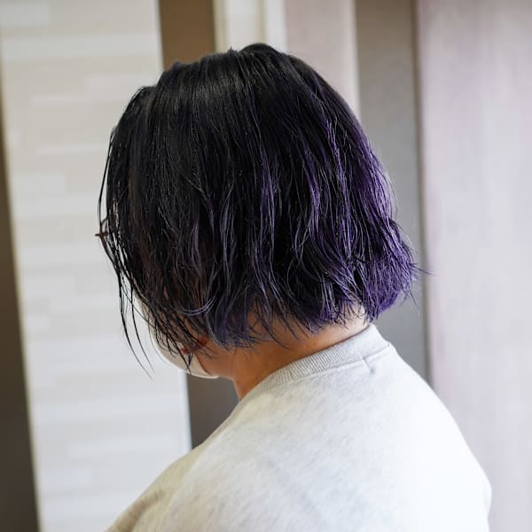 ダークヴァイオレットボブ