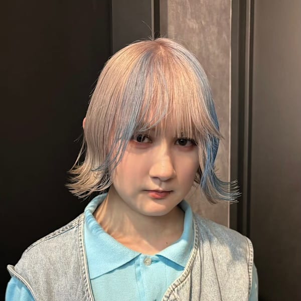 セクションカラー ケアブリーチ ブリーチカラー 表参道/原宿