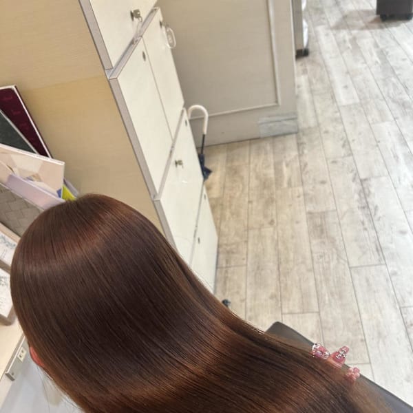 ストロベリーミルクブラウン【髪質改善/錦糸町】