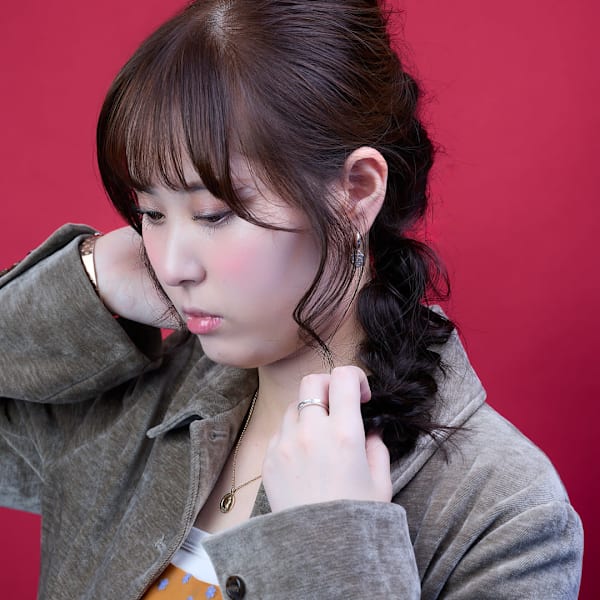 Fluffy Greige|ふんわり大人可愛いアップスタイル