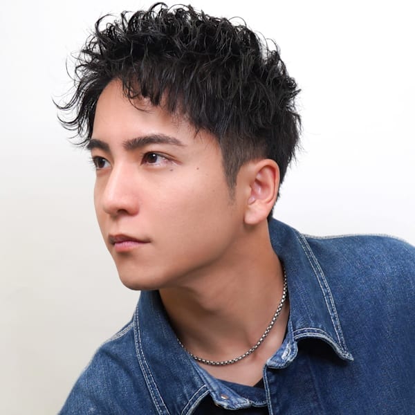 【La fith】メンズカット×ナチュラルパーマ×ツーブロッ|La fith hair lino 三宮店