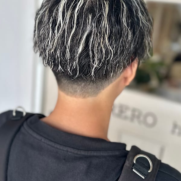 ホワイトメッシュパーマ/マッシュ|KORERO hair
