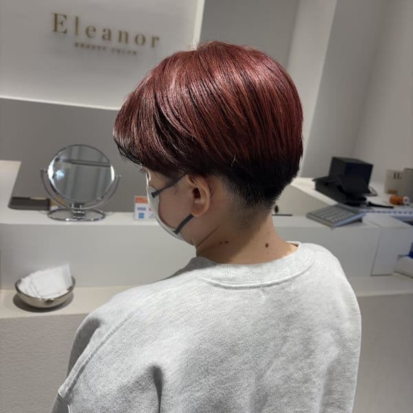 エンドカラー/秋カラー/刈り上げ女子|Eleanor spa&treatment 立川北口