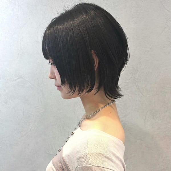 ワイドバング/ホワイトブロンド[髪質改善/ヘアセット/大宮]