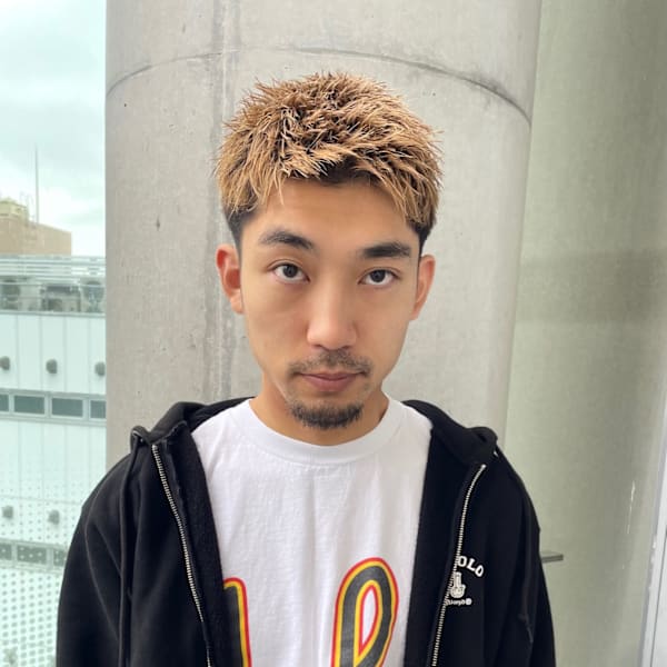 メンズ スパイキーショート ※ブリーチ有