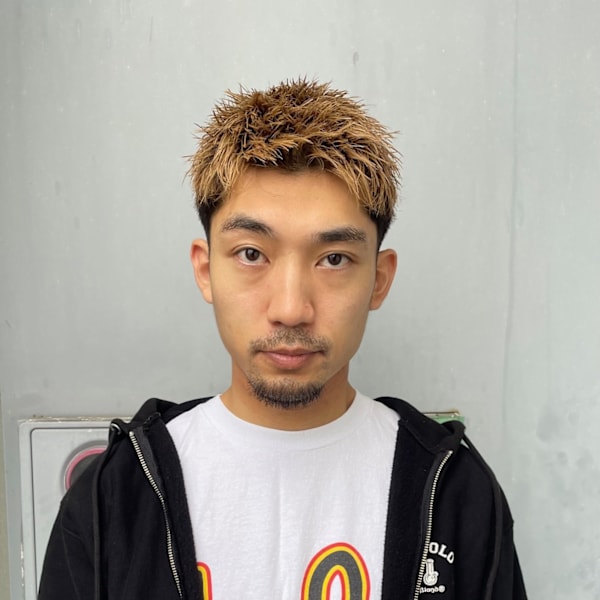 メンズ スパイキーショート ※ブリーチ有