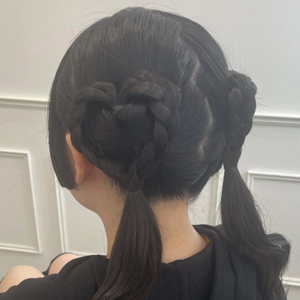 後ろ姿激盛れ!ハートクラゲヘア♪_ユウ