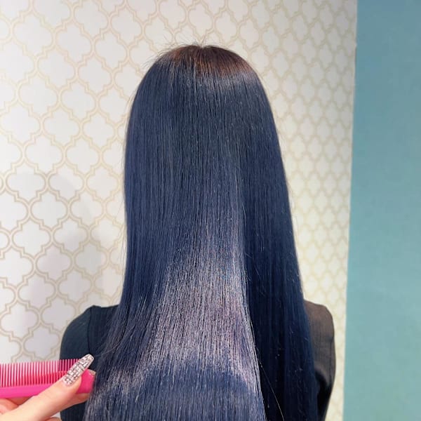 ダークラベンダーでトーンダウンカラー!