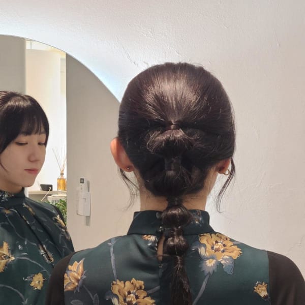 【南部担当】落ち着いた印象が好きな方におすすめ!暗髪パープル