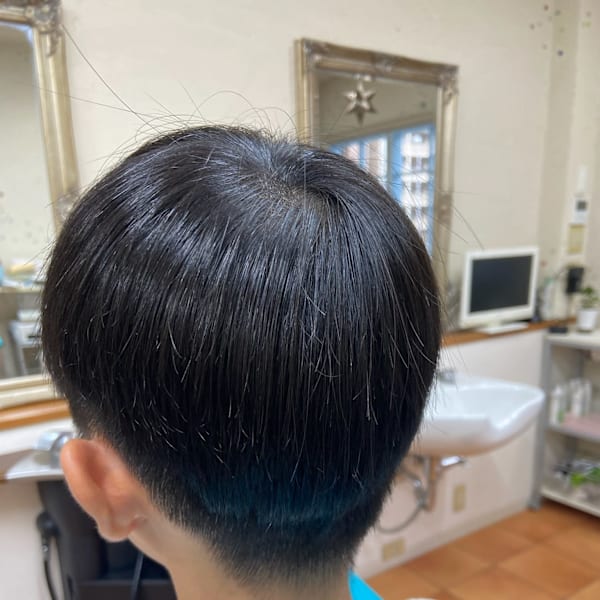 2ブロック 中学カット