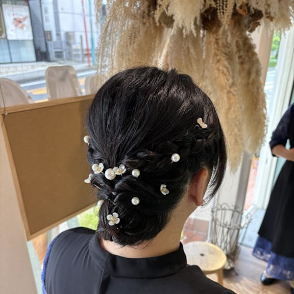 お呼ばれヘア♪