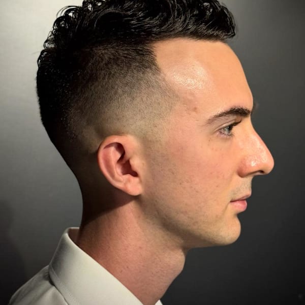 クラシックフェード|銀座shino~灯~HANARE メンズ 理容室 barber【トモシビ ハナレ バーバー 】