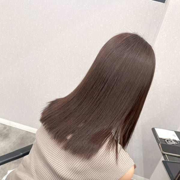 韓国/顔まわりレイヤー/カット/髪質改善/イルミナカラー|N° jillva 立川