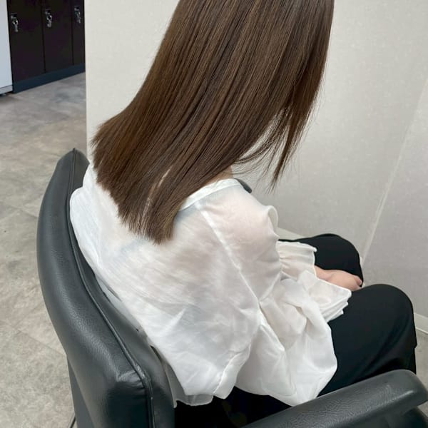 韓国/顔まわりレイヤー/カット/髪質改善/イルミナカラー|N° jillva 立川