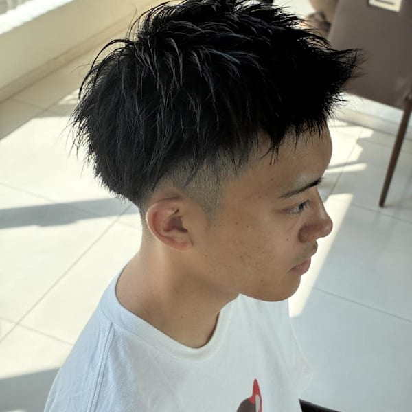 2ブロックスパイキーショート|Fits