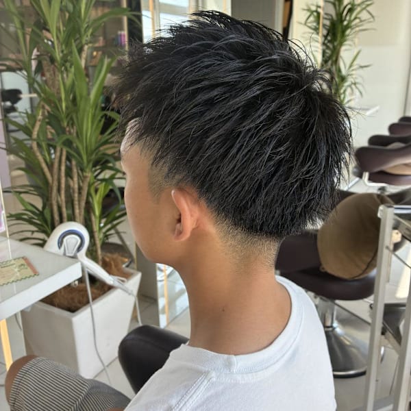 2ブロックスパイキーショート|Fits