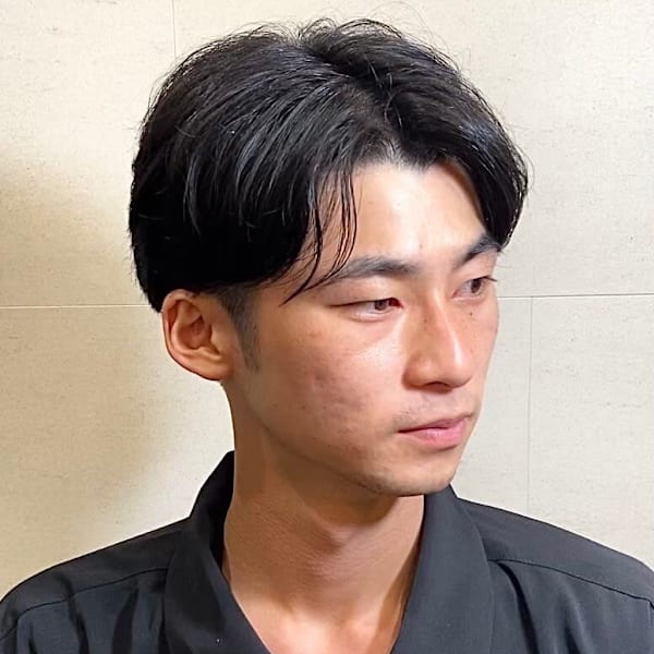 大人センターパートショート【新宿/バーバー/理容室】