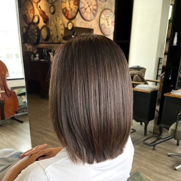 ブリーチなしで透明感　アッシュブラウン|～MILBON complete salon～ no_a