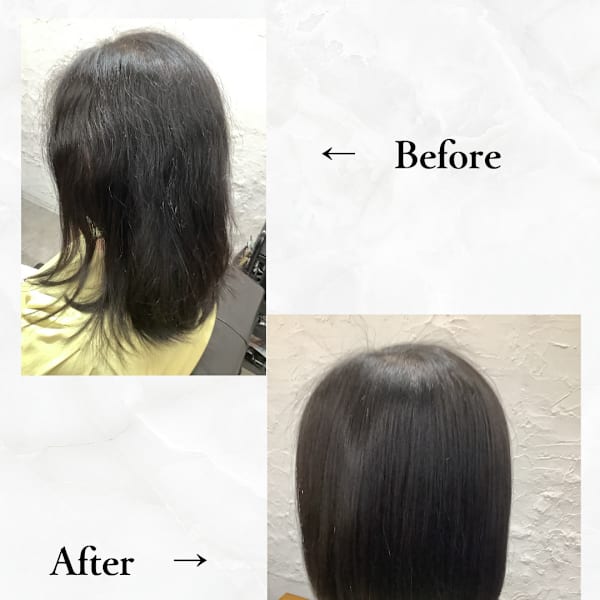 ≪お客様スタイル≫ 縮毛矯正ボブスタイル