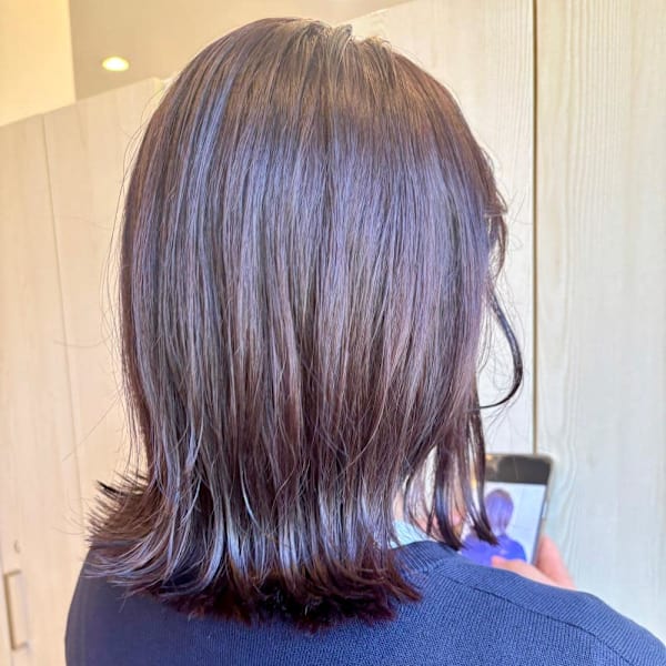 バイオレットカラー/髪質改善/イルミナカラー|latte atelier