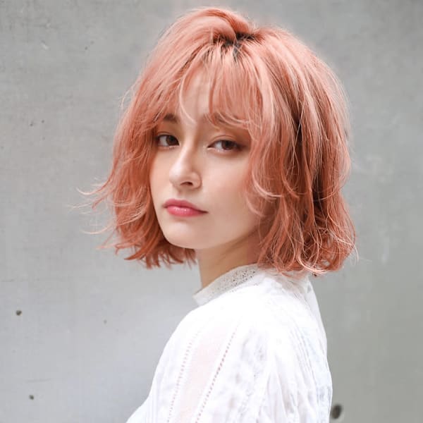 【La fith】 ピンクベージュ×ボブ