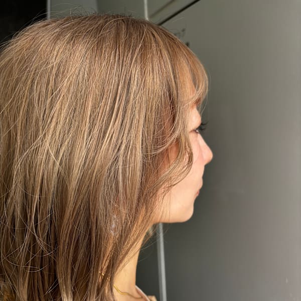 レイヤーカット、ミディアムレイヤー、