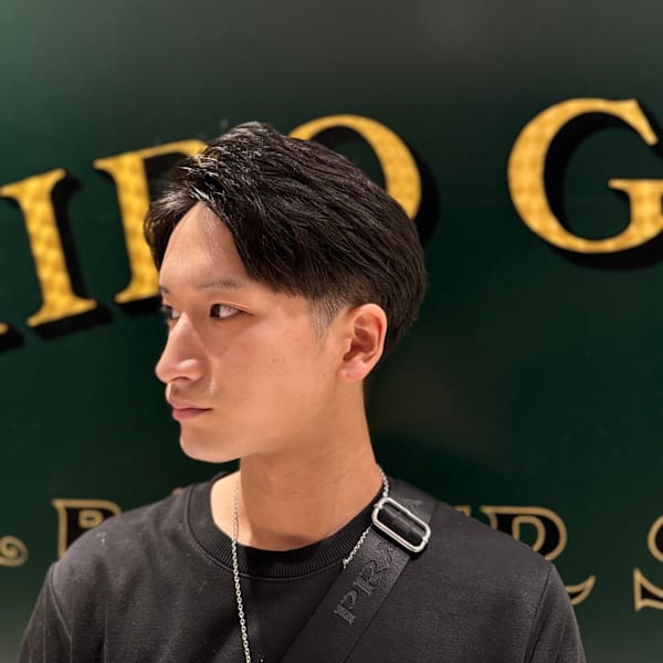 ナチュラルアップバングショート