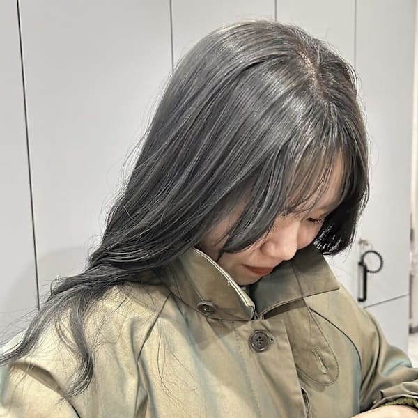 くすみカラー☆オリーブベージュカラー|uchla 池袋 by rcid