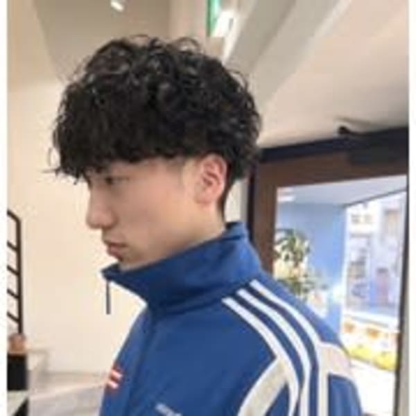 刈り上げマッシュパーマ|uchla 池袋 by rcid