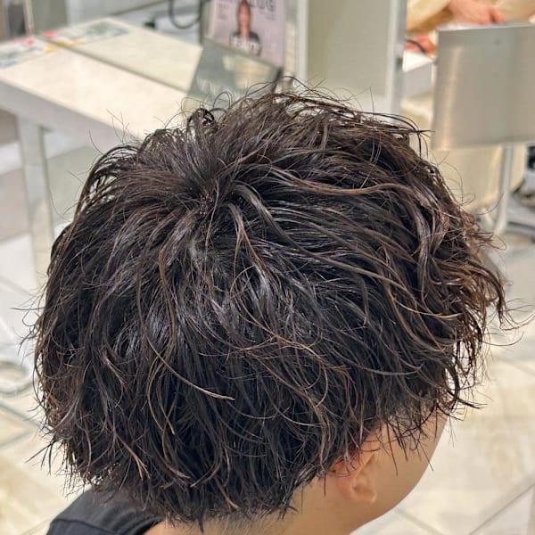 安定のツイストスパイラルパーマ!