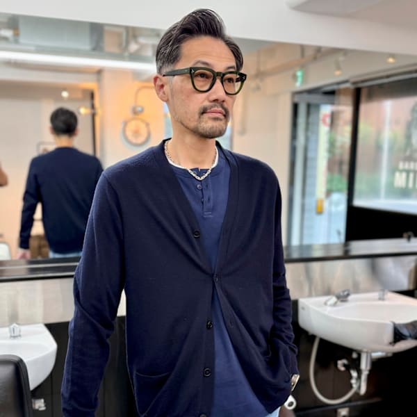 大人男性の7:3スタイル