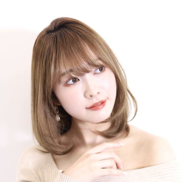 【lore銀座】キレイみえ♪顔周り小顔カットミディ|lore 銀座【ロア】