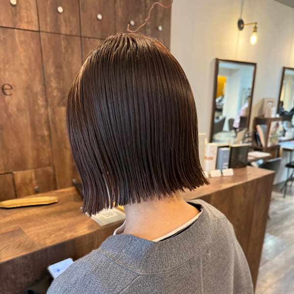 パツンボブ−ギリギリ結べる楽ちんスタイル