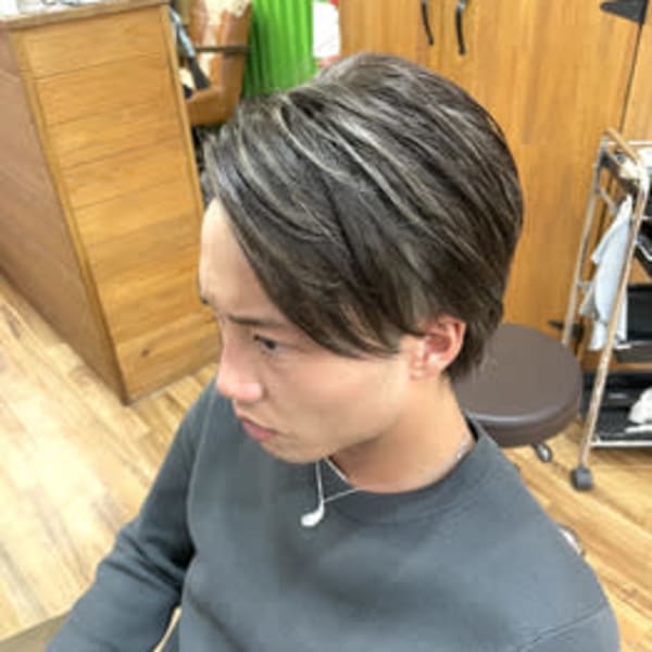 かきあげコントラストハイライト