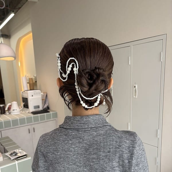 ブライダルフォト/韓国/ヘアセット/カチモリ/ヨシンモリ