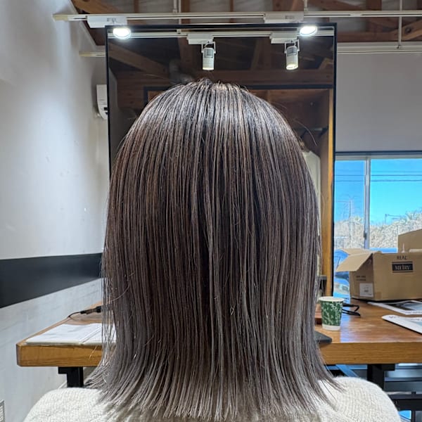 white gray x balayage color