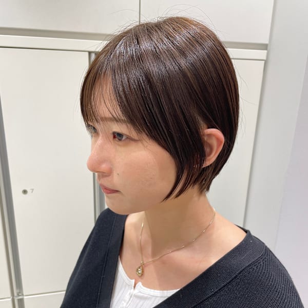 丸みショート×ブラウンカラー/吉川沙知|VANESSA