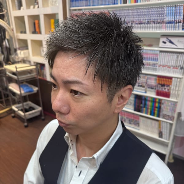 サイドツーブロックのスパイキーショート|Cuore2【クオーレ2】