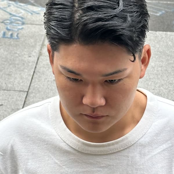 ビジネスショート　七三　フェード