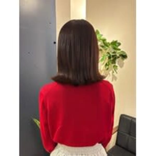 お客様スタイル　竹林【イルミナカラー/縮毛矯正/髪質改善】