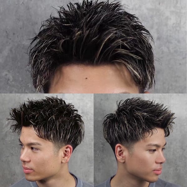 アップバング/メッシュ